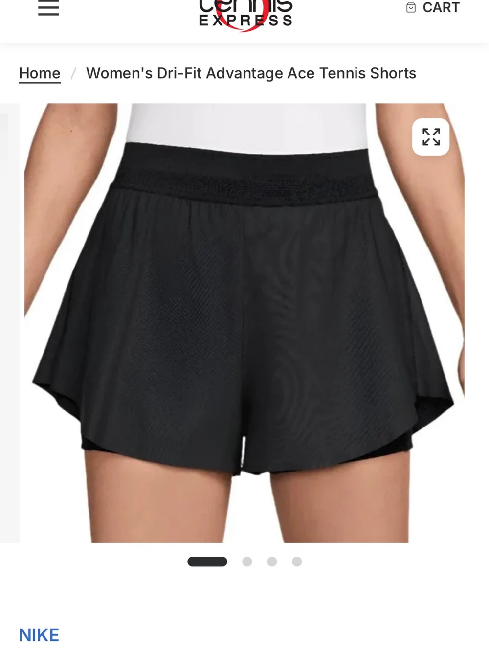 Nike Advantage tennis short